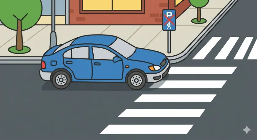 Неправилно паркирање блиску до раскрсница во Скопје